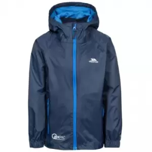 Image of Trespass Childrens/Kids Qikpac Waterproof Packaway Jacket (11/12 Years) (Navy)