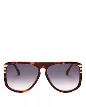 Image of Chloe Womens West Flat Top Sunglasses, 62mm