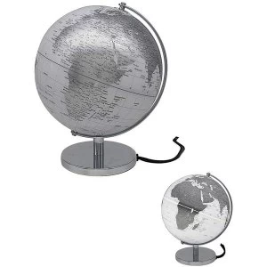 Image of Globe Silver & White Light Up By Lesser & Pavey