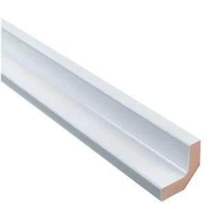 Image of IT Kitchens Gloss White Style Base corner post H720mm W57mm D57mm