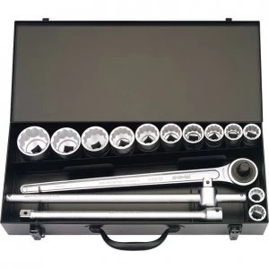 Image of Elora 15 Piece 3/4" Drive Bi Hex Socket Set Imperial 3/4"