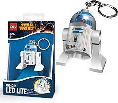 image of LEGO Lights Key Chain Twin Pack - R2D2 & Darth Vader