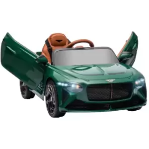 Image of Homcom - Bentley Bacalar Licensed 12V Kids Electric Ride-On w/ Remote - Green - Green