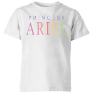 image of Disney The Little Mermaid Princess Ariel Kids T-Shirt - White - 11-12 Years