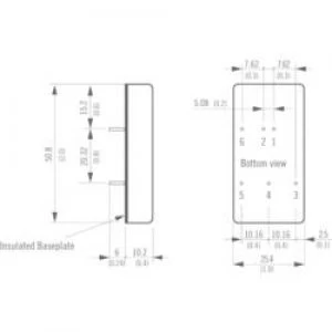 Image of DCDC converter print TracoPower 24 Vdc 5.1 Vdc