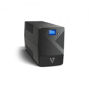 Image of V7 UPS 600VA Desktop UPS with 6 Outlets Touch LCD (UPS1P600E)