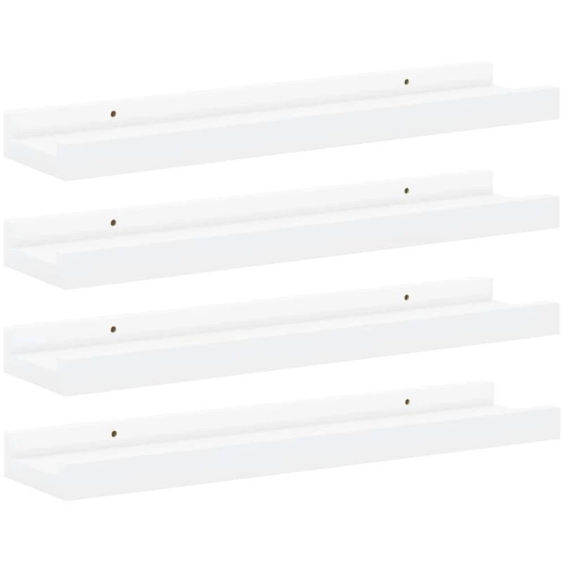 Image of VIDAXL Wall Shelves 4 pcs White 40x9x3cm Vidaxl 8720286417614