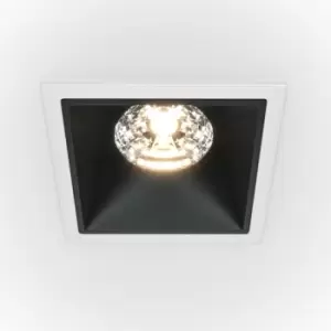 Image of Maytoni Lighting - Maytoni Maytoni Alfa LED Square Dimmable Recessed Downlight White, Black, 1150lm, 4000K
