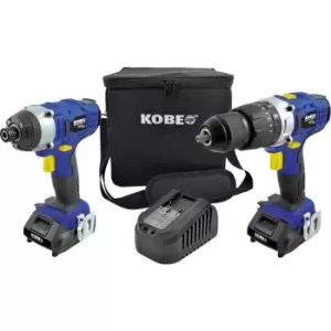 Image of 18V Combi/Impact Driver Twin Pack 2 x 2.0AH Li-ion