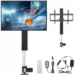 Image of VEVOR 700mm Motorized TV Lift Stroke Length Inches Motorized TV Mount Fit for Inch TV Lift with Remote Control Height Adjustable Inch Load Capacity