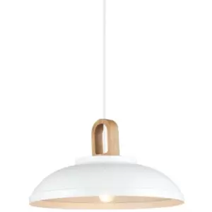 Italux Danito - Modern Hanging Pendant White 1 Light , E27