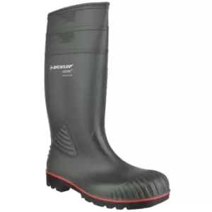Image of Acifort Heavy Duty Full Safety Wellington Green Size 6.5
