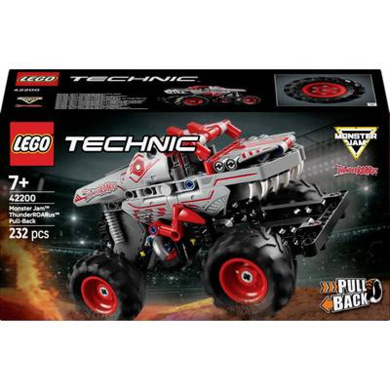 Image of LEGO LEGO Technic Monster Jam ThunderROARus Pull-Back Truck 42200