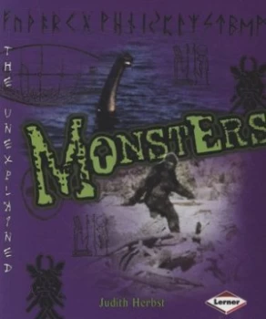 Image of Monsters by Judith Herbst Book