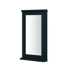 image of Clear Double Glazed Anthracite Grey Timber Left-Handed Window, (H)895mm (W)625mm