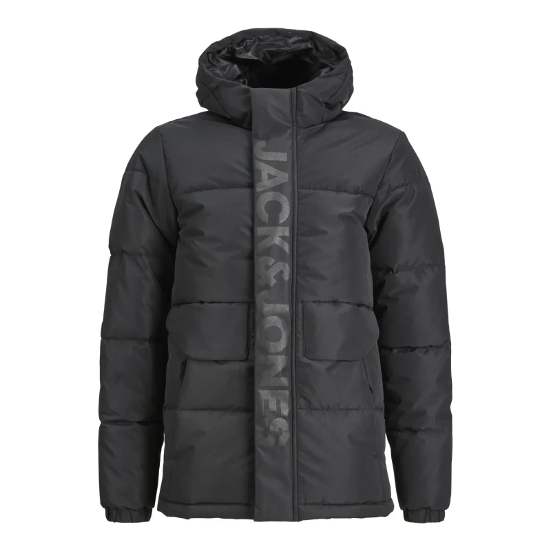 Image of jack & jones Kid's Puffer Jacket Jack & Jones Speed Noir Male 16 ans