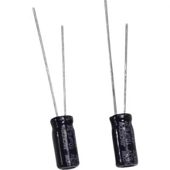 image of Electrolytic capacitor Radial lead 3.5mm 47 63 V 20 x H 8mm x 11.5mm