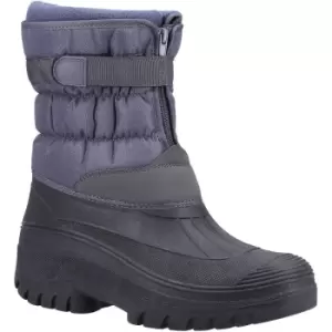 image of Cotswold Womens Chase Zip Up Fleece Lined Winter Boots UK Size 3 (EU 36)