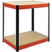 image of Nautilus Designs Garage Shelving - Boltless Model: 13528 Steel Red