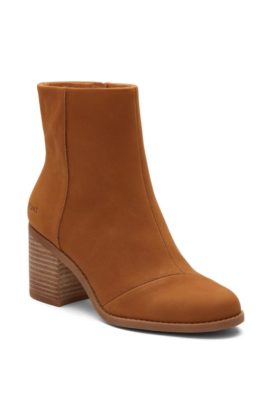 Image of TOMS 'Evelyn' Ladies Ankle Boots Tan