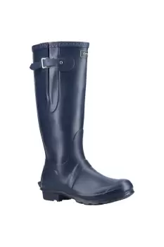 Image of Cotswold Windsor Tall Wellington Boot Female Navy UK Size 7