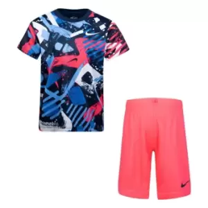 image of Nike Thrill T Shirt and Short Set Infant Boys - Red