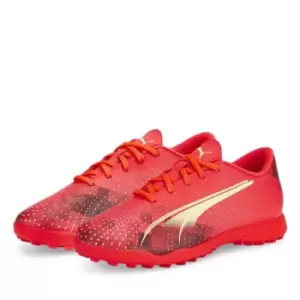 Image of Puma Ultra 4.2 Childrens Astro Turf Trainers - Orange