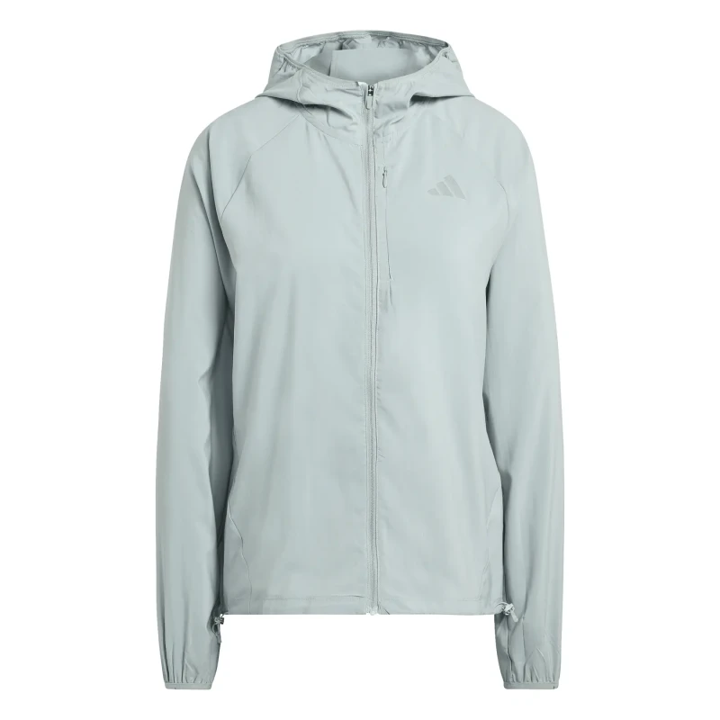 Image of Womens hooded waterproof jacket adidas Essentials Vert Female XS