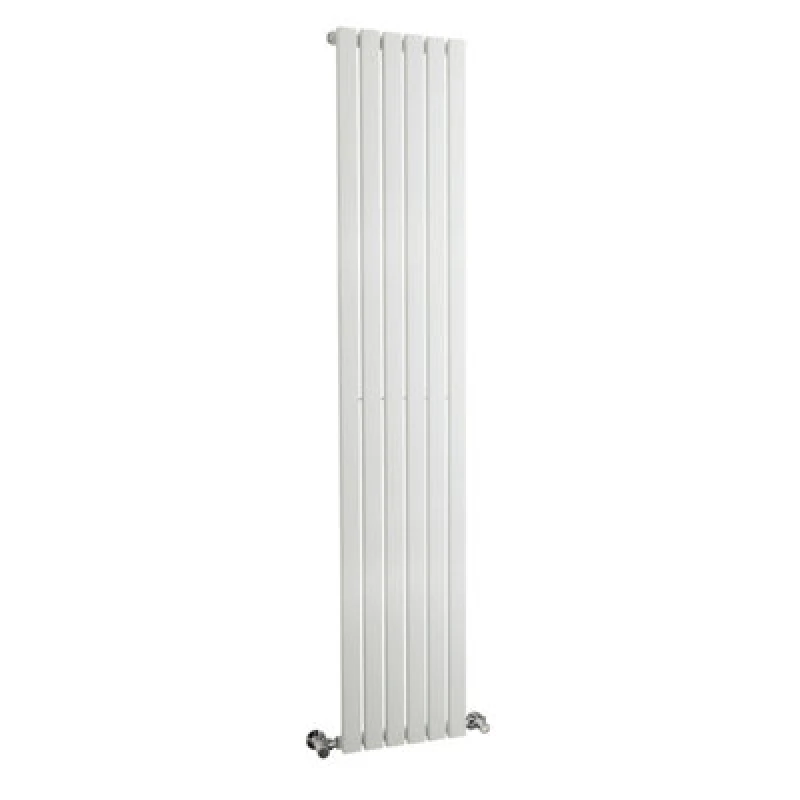Image of Balterley Square Vertical Single Panel Radiator 2307 BTU Satin White 1800x354mm White