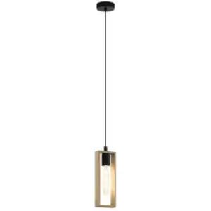 image of Netlighting Littleton Slim Pendant Ceiling Light Black