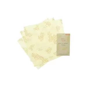 Image of Bee's Wrap Set Of 3 Large Wraps 33 x 35cm