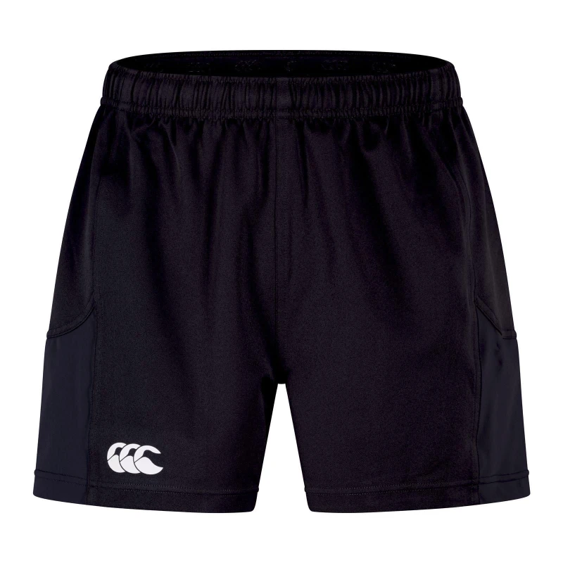 Image of Canterbury Canterbury Men Advantage Rugby Shorts in Black Size: Medium Black M Male 5063693811136