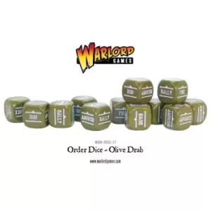 image of BA Order Dice -Olive drab