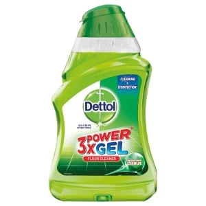 Image of Dettol 3X Power Gel Floor Cleaner - 400ml - Apple Scented