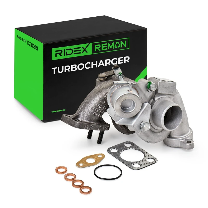 Image of RIDEX REMAN 2234C10143R Turbocharger with oil supply line Charger,charging system (2234)