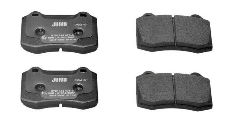 Image of JURID 573149J Brake pad set not prepared for wear warning indicator, without accessories Brake Pad Set,disc brake (402)