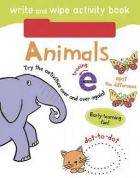 Image of Write and Wipe Activity - Animals Paperback