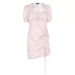 Image of I Saw It First Puff Sleeve Mini Dress - Multi