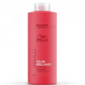 image of Wella INVIGO Color Brilliance Shampoo for Fine Hair 1000ml