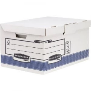 Image of Fellowes Bankers Box System Flip Top Storage Box Pack 10