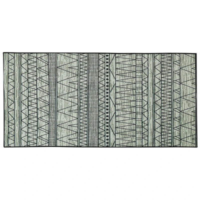 Image of Beliani Rug Keban Black 80 X 150 Cm
