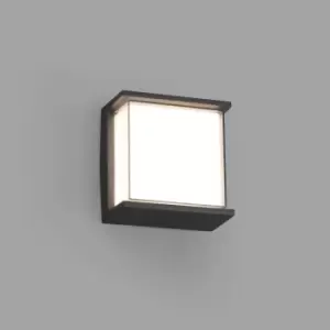 Image of Faro Hikari - Outdoor LED Dark Grey Wall Light 10W 3000K IP65