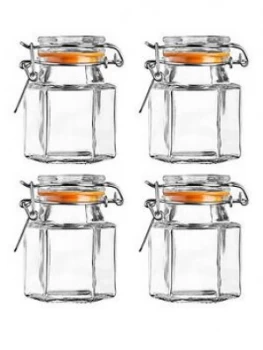 image of Kilner Set Of 4 Hexagonal Spice Jars