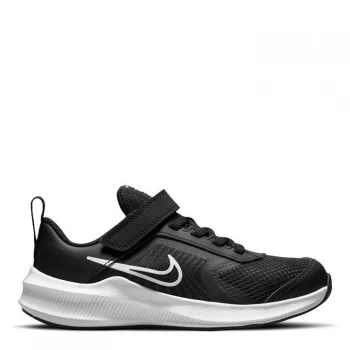 Image of Nike Downshifter 11 Little Kids Shoe - Black/White