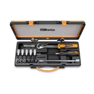 Image of Beta Tools 920TX/C17 21pc 1/2" Sq Dr Torx Socket, Bit & Accessory Set 009200989