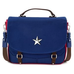 image of Loungefly Marvel Captain America End Game Hero Messenger Bag