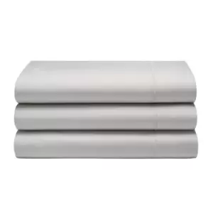 Image of Belledorm Cotton Sateen 1000 Thread Count Flat Sheet (Double) (Ivory)