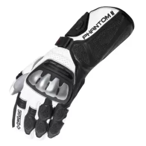 Image of Held Phantom II Motorcycle Gloves, black-white, Size 2XL, black-white, Size 2XL