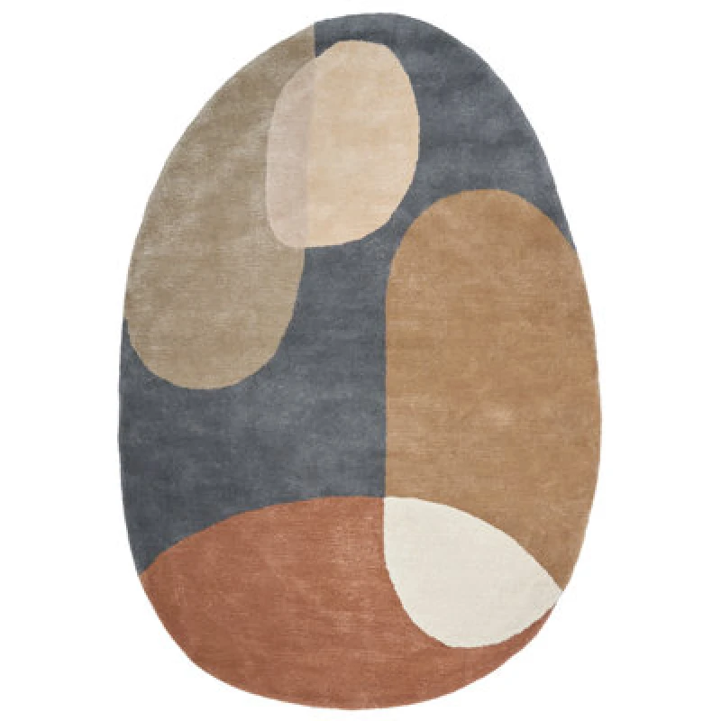 Image of Beliani Rug Kafar Multicolour 160 X 230 Cm Viscose