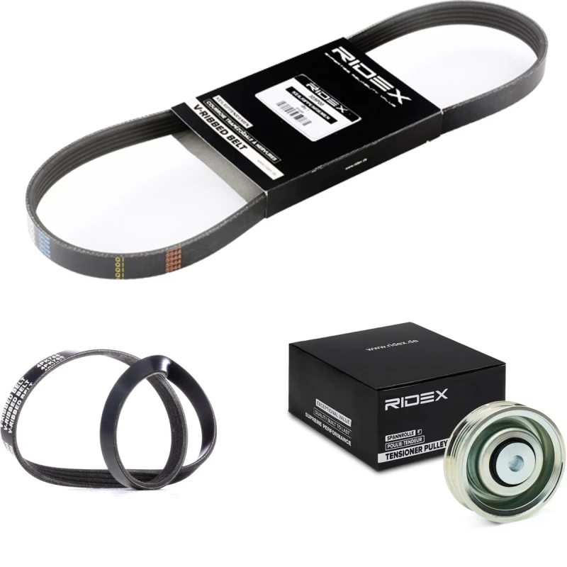Image of RIDEX 542R1083 V-ribbed belt set V-Ribbed Belt Set (542)